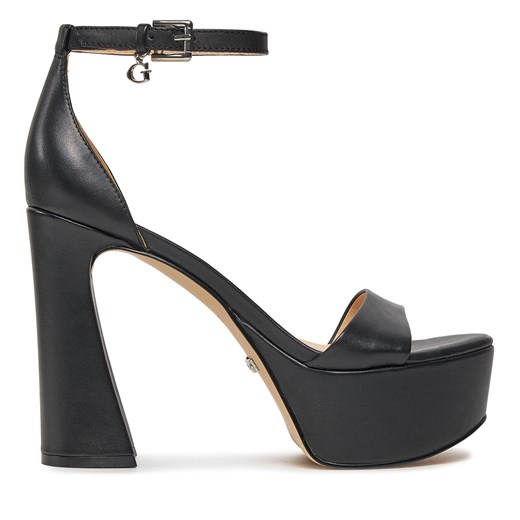 Sandały Guess Idas FLJIDS LEA03 BLACK Guess 38 eobuwie.pl