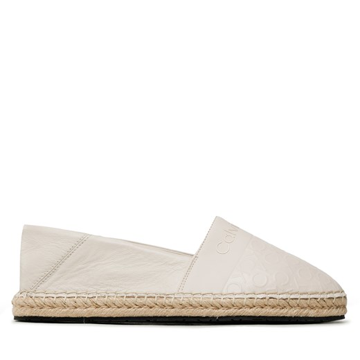 Espadryle Calvin Klein Mono HW0HW01456 Crystal Gray Mono 0JX ze sklepu eobuwie.pl w kategorii Espadryle damskie - zdjęcie 171402674