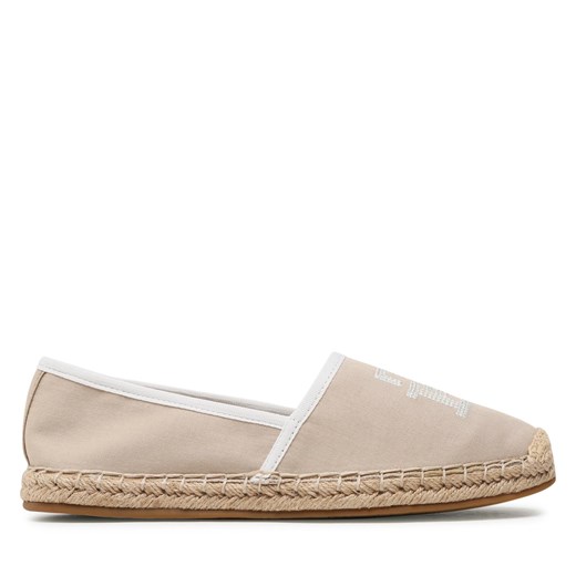 Espadryle Tommy Hilfiger Th Embroidered Espadrille FW0FW07101 Sandalwood RBT Tommy Hilfiger 38 eobuwie.pl