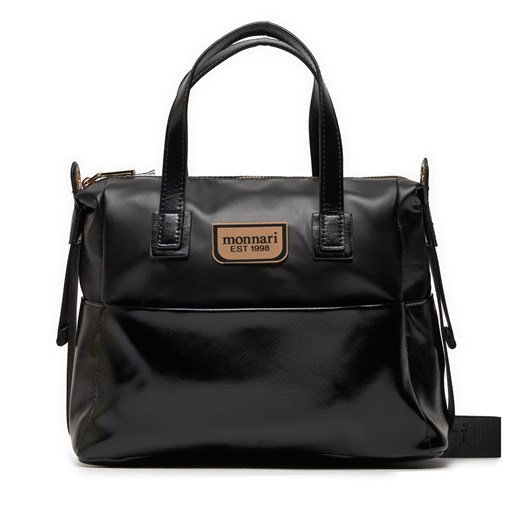 Torebka Monnari BAG2790-M20 Black Shiny ze sklepu eobuwie.pl w kategorii Torby Shopper bag - zdjęcie 171403561