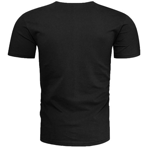 Koszulka męska t-shirt z nadrukiem czarny Recea Recea XL Recea.pl