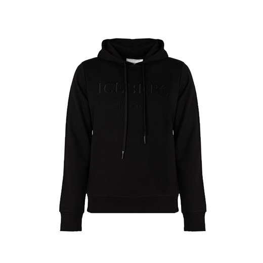 Iceberg Bluza "Hoodie" | E0606300 | Mężczyzna | Czarny Iceberg XXL okazja ubierzsie.com
