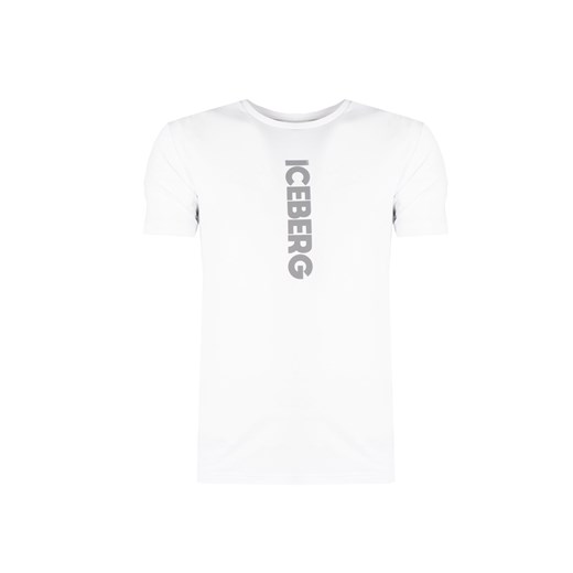 Iceberg T-Shirt "C-Neck" | F013639A | Mężczyzna | Biały ze sklepu ubierzsie.com w kategorii T-shirty męskie - zdjęcie 171404461