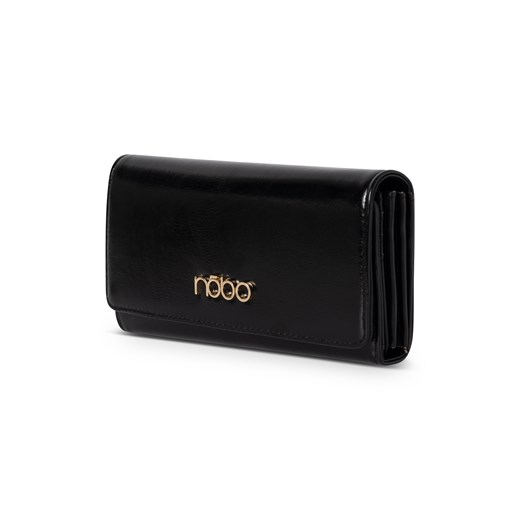 Duży portfel Nobo z klapką czarny Nobo One size wyprzedaż NOBOBAGS.COM