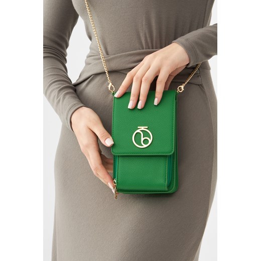 Zielona mała torebka na telefon NOBO z łańcuszkiem Nobo One size NOBOBAGS.COM promocyjna cena
