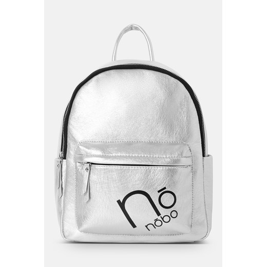 Średni błyszczący plecak NOBO srebrny Nobo One size NOBOBAGS.COM okazja