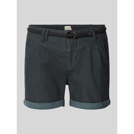Szorty jeansowe o kroju regular fit z paskiem model ‘Heeven’ ze sklepu Peek&Cloppenburg  w kategorii Szorty - zdjęcie 171406073