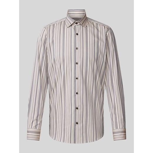 Koszula biznesowa o kroju body fit z kołnierzykiem typu kent ze sklepu Peek&Cloppenburg  w kategorii Koszule męskie - zdjęcie 171406080