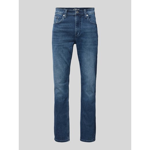 Jeansy o kroju slim fit z 5 kieszeniami model ‘Nelio’ ze sklepu Peek&Cloppenburg  w kategorii Jeansy męskie - zdjęcie 171406081