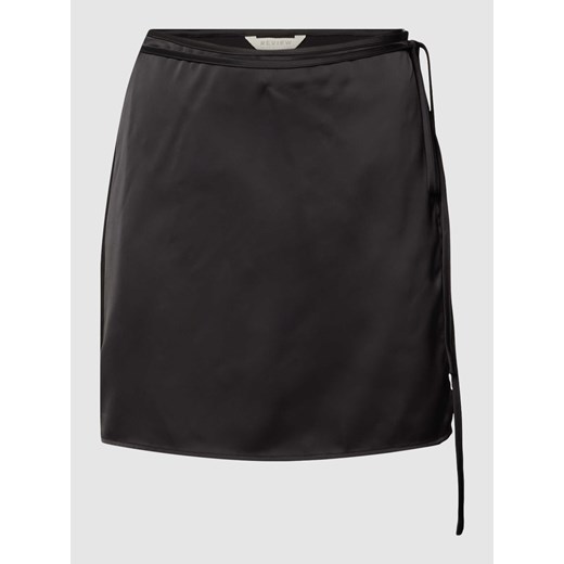 Spódnica mini z wiązaniem ze sklepu Peek&Cloppenburg  w kategorii Spódnice - zdjęcie 171406130