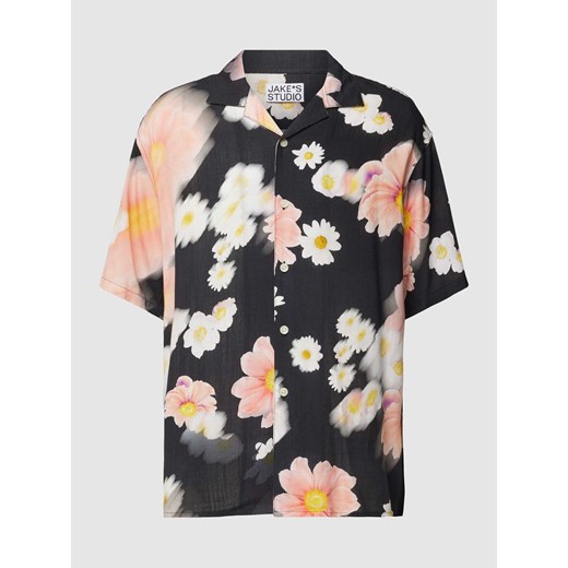 Koszula casualowa o kroju regular fit ze wzorem na całej powierzchni ze sklepu Peek&Cloppenburg  w kategorii Koszule męskie - zdjęcie 171406181
