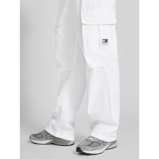 Spodnie cargo z detalem z logo model ‘AIDEN’ Tommy Jeans 34/30 Peek&Cloppenburg 