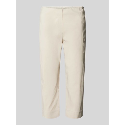 Spodnie capri w jednolitym kolorze model ‘INA’ ze sklepu Peek&Cloppenburg  w kategorii Spodnie damskie - zdjęcie 171406360
