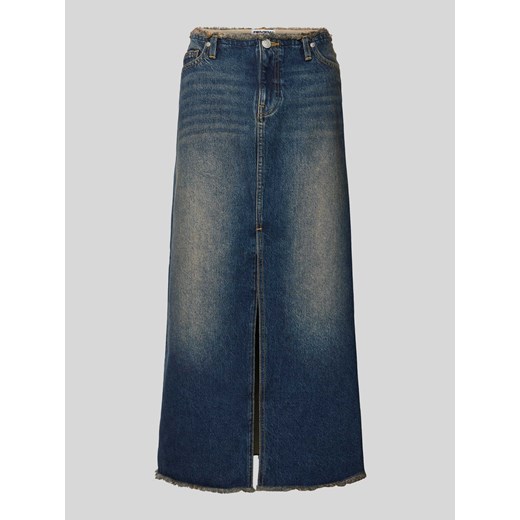 Spódnica jeansowa z rozcięciem ze sklepu Peek&Cloppenburg  w kategorii Spódnice - zdjęcie 171406400