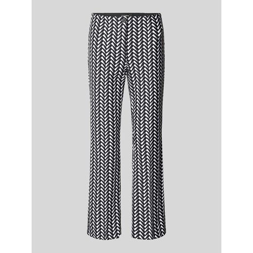 Spodnie ze wzorem na całej powierzchni i elastycznym pasem ze sklepu Peek&Cloppenburg  w kategorii Spodnie damskie - zdjęcie 171406472