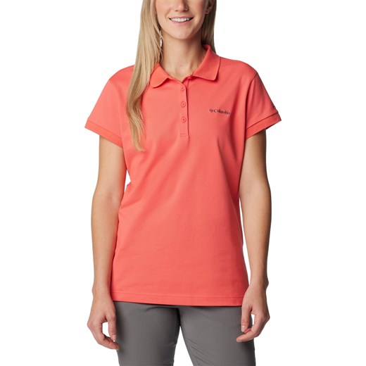 Koszulka polo damska Columbia LAKESIDE TRAIL SOLID PIQUE różowa 1891342608 ze sklepu a4a.pl w kategorii Bluzki damskie - zdjęcie 171407712