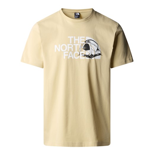 Koszulka męska The North Face S/S GRAPHIC HALF DOME beżowa NF0A89543X4 ze sklepu a4a.pl w kategorii T-shirty męskie - zdjęcie 171408114
