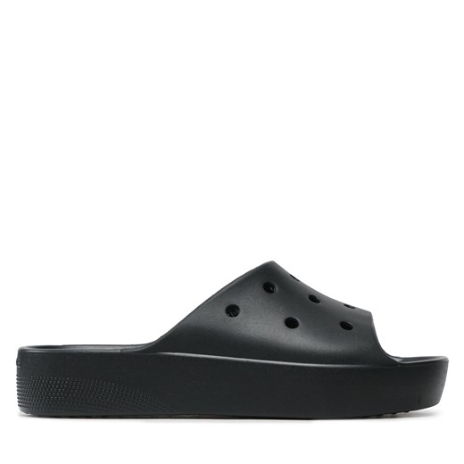 Klapki Crocs Classic Platform Slide 208180 Black ze sklepu eobuwie.pl w kategorii Klapki damskie - zdjęcie 171408414