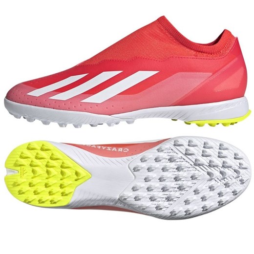 Buty piłkarskie adidas X Crazyfast League Ll IF0695 czerwone ze sklepu ButyModne.pl w kategorii Buty sportowe męskie - zdjęcie 171409444