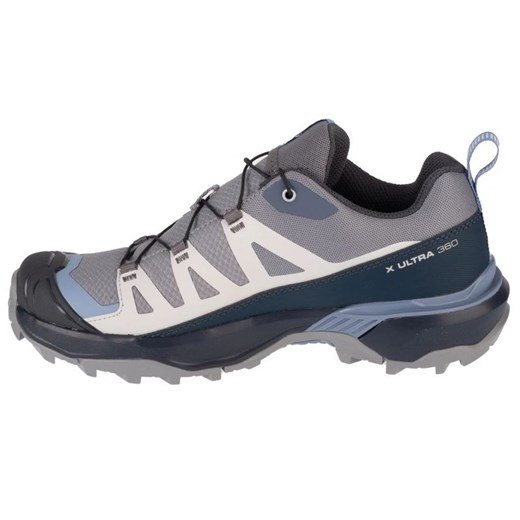 Buty trekkingowe damskie szare Salomon wiosenne wiązane