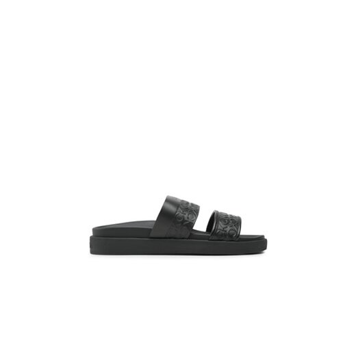 Calvin Klein Klapki Ergo Slide - Hf Mono HW0HW01535 Czarny ze sklepu MODIVO w kategorii Klapki damskie - zdjęcie 171411540