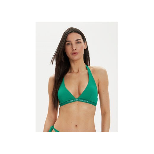 Tommy Hilfiger Góra od bikini UW0UW05257 Zielony ze sklepu MODIVO w kategorii Stroje kąpielowe - zdjęcie 171412083