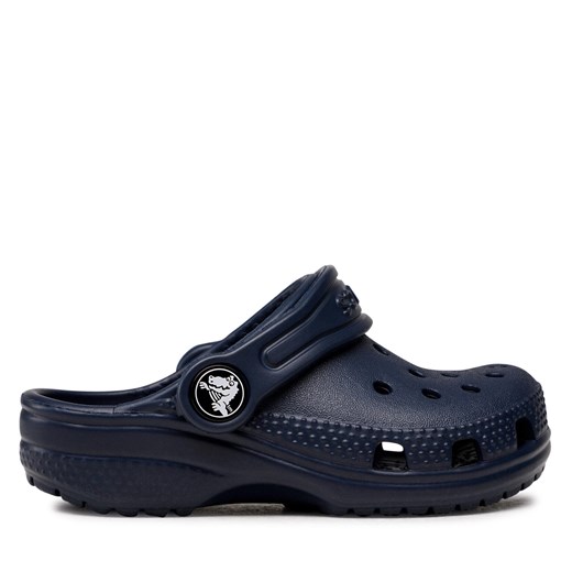 Klapki Crocs Classic Clog T 206990 Navy ze sklepu eobuwie.pl w kategorii Buciki niemowlęce - zdjęcie 171415822