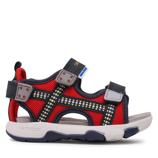 Sandały Geox B Sandal Multy Boy B150FA05014C7217 M Red/Navy Geox 21 wyprzedaż eobuwie.pl