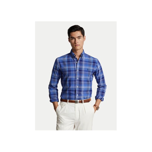 Polo Ralph Lauren Koszula 710939472001 Niebieski Slim Fit ze sklepu MODIVO w kategorii Koszule męskie - zdjęcie 171419981