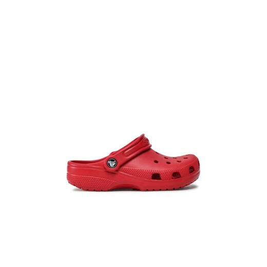 Crocs Klapki Classic Clog K 206991 Czerwony ze sklepu MODIVO w kategorii Klapki dziecięce - zdjęcie 171420264