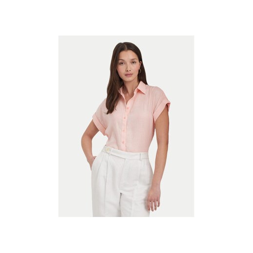 Lauren Ralph Lauren Koszula 200699152045 Różowy Relaxed Fit ze sklepu MODIVO w kategorii Koszule damskie - zdjęcie 171420473