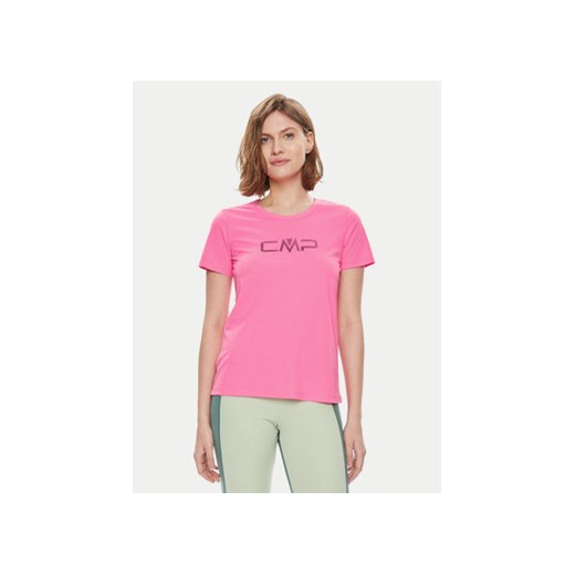 CMP Koszulka techniczna 39T5676P Różowy Regular Fit ze sklepu MODIVO w kategorii Bluzki damskie - zdjęcie 171420983