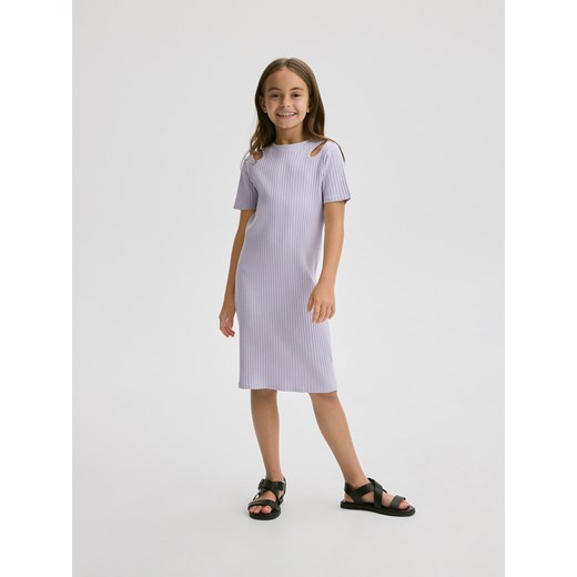 Reserved - Sukienka z wycięciami - lawendowy ze sklepu Reserved w kategorii Sukienki dziewczęce - zdjęcie 171425903