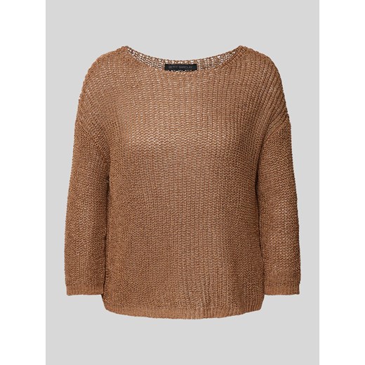 Sweter z dzianiny z obniżonymi ramionami ze sklepu Peek&Cloppenburg  w kategorii Swetry damskie - zdjęcie 171426494