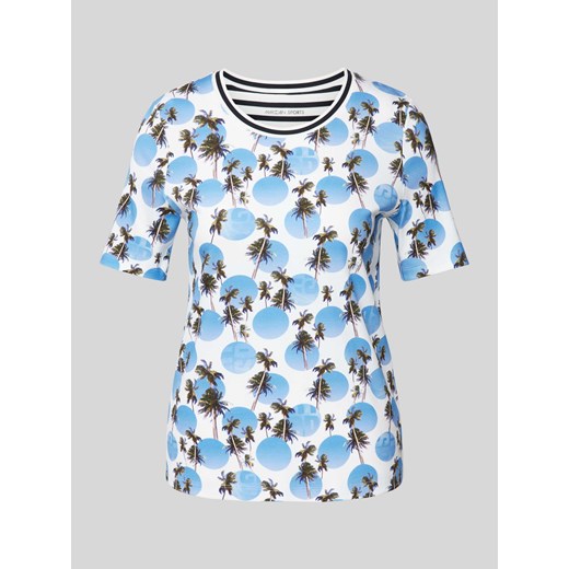 T-shirt we wzory na całej powierzchni ze sklepu Peek&Cloppenburg  w kategorii Bluzki damskie - zdjęcie 171426553