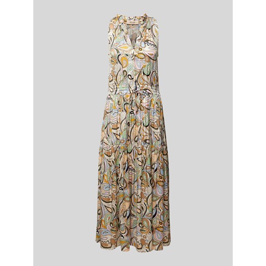 Sukienka z wiskozy z dekoltem w serek model ‘SABRI ARZU’ Mos Mosh L Peek&Cloppenburg 