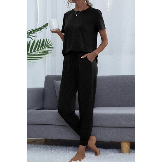 Komplet JENSIDA BLACK ze sklepu Ivet Shop w kategorii Komplety i garnitury damskie - zdjęcie 171426884