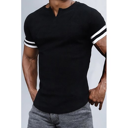 T-shirt ROBERNI BLACK ze sklepu Ivet Shop w kategorii T-shirty męskie - zdjęcie 171426893