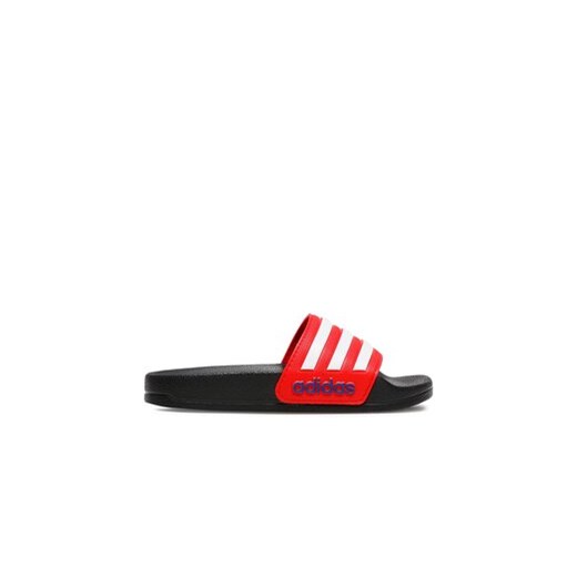 adidas Klapki adilette Shower K Czerwony ze sklepu MODIVO w kategorii Klapki dziecięce - zdjęcie 171427513