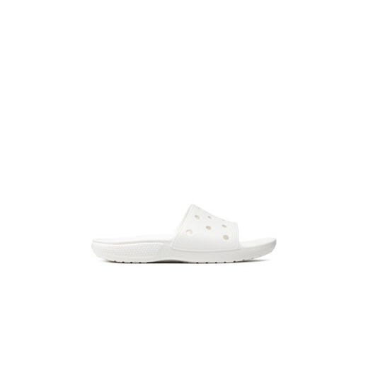 Crocs Klapki Classic Slide 206121 Biały ze sklepu MODIVO w kategorii Klapki męskie - zdjęcie 171427634