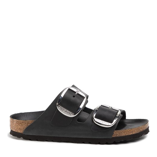 Klapki Birkenstock Arizona Big Buckle 1011075 Czarny ze sklepu eobuwie.pl w kategorii Klapki damskie - zdjęcie 171430781