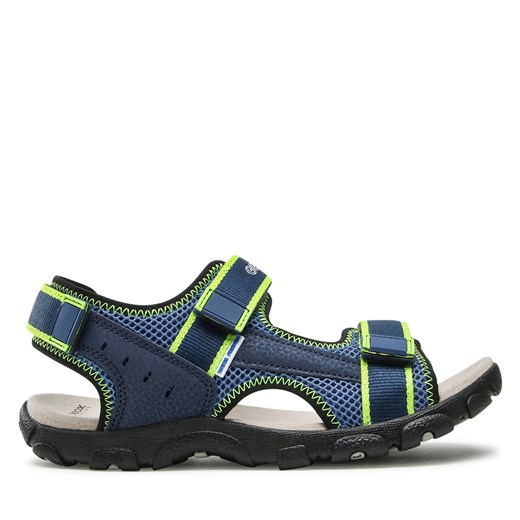 Sandały Geox J S.Strada A J1524A 014CE C4052 D Dk Blue/Lime Geox 36 eobuwie.pl
