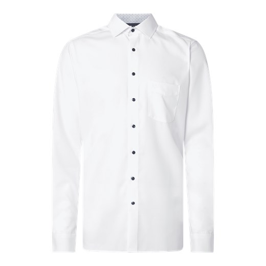 Koszula biznesowa o kroju regular fit z popeliny z bardzo długim rękawem — niewymagająca prasowania ze sklepu Peek&Cloppenburg  w kategorii Koszule męskie - zdjęcie 171431804
