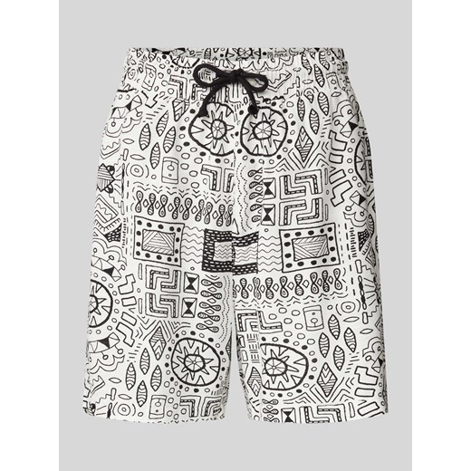 Szorty ze wzorem na całej powierzchni model ‘BOLD LIFE’ ze sklepu Peek&Cloppenburg  w kategorii Spodenki męskie - zdjęcie 171431842