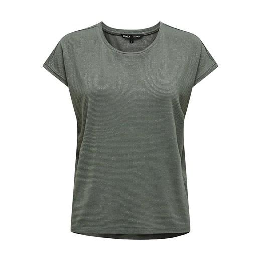 ONLY Koszulka w kolorze khaki ze sklepu Limango Polska w kategorii Bluzki damskie - zdjęcie 171432412