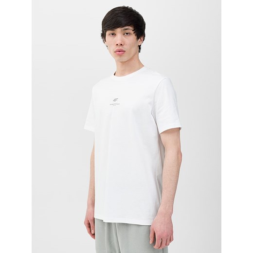 4F Koszulka w kolorze białym ze sklepu Limango Polska w kategorii T-shirty męskie - zdjęcie 171432871