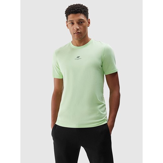 4F Koszulka w kolorze zielonym ze sklepu Limango Polska w kategorii T-shirty męskie - zdjęcie 171432881