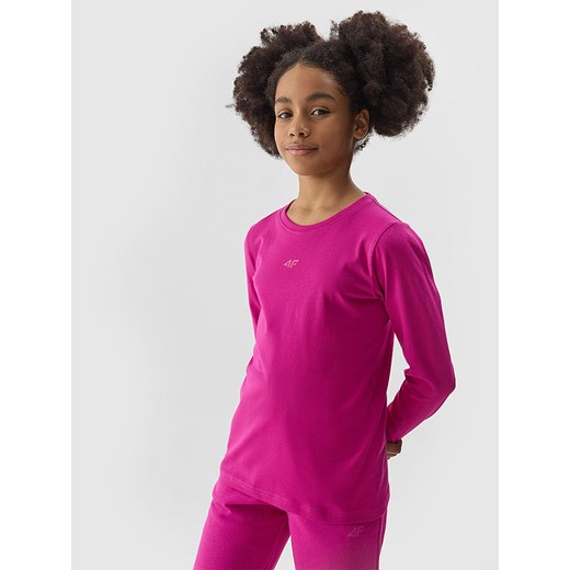 4F Koszulka w kolorze różowym ze sklepu Limango Polska w kategorii Bluzki dziewczęce - zdjęcie 171433081