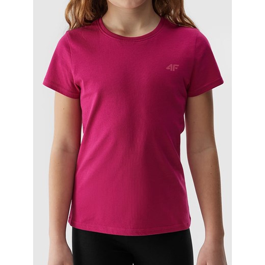 4F Koszulka w kolorze różowym ze sklepu Limango Polska w kategorii Bluzki dziewczęce - zdjęcie 171433202