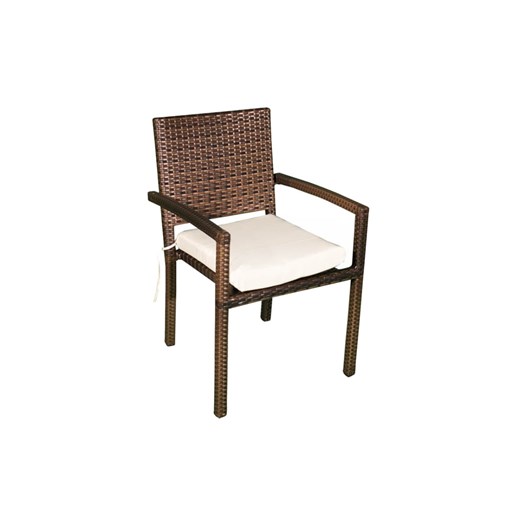 Krzesło technorattan brązowy ze sklepu Bello Giardino w kategorii Krzesła ogrodowe - zdjęcie 171433412